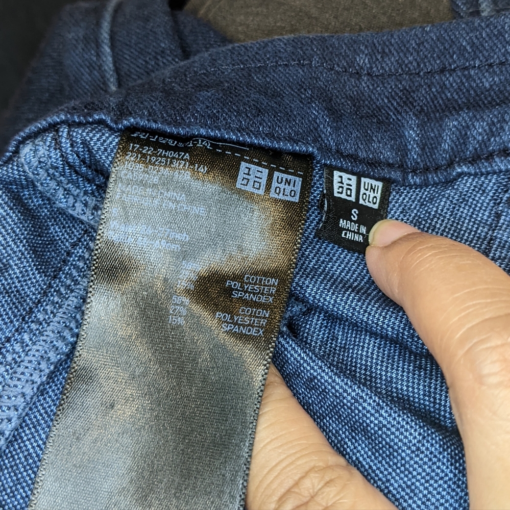 3/$15 Uniqlo Indigo Blue Super Stretchy Jeggings Size Small - Picture 11 of 13